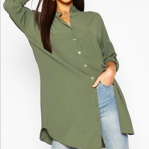 Longline Oversized long sleeve shirt